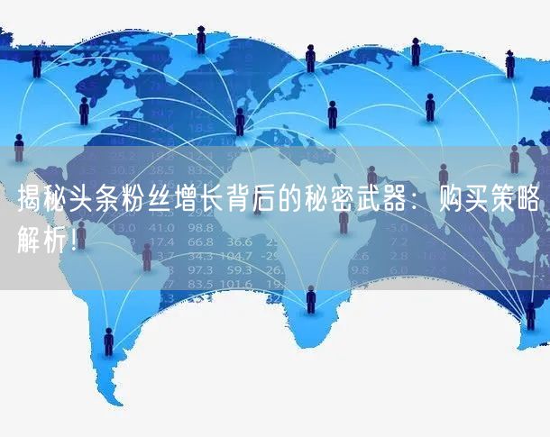 揭秘头条粉丝增长背后的秘密武器:购买策略解析!