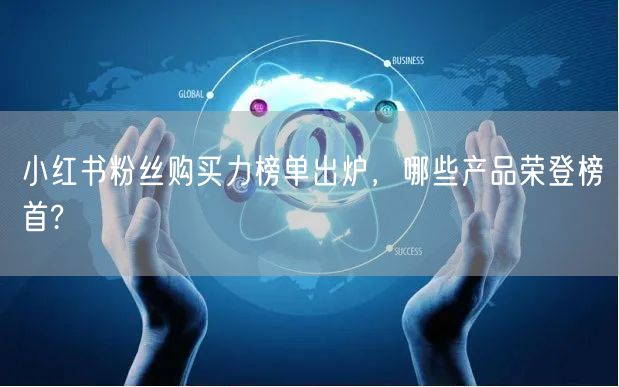 小红书粉丝购买力榜单出炉,哪些产品荣登榜首?